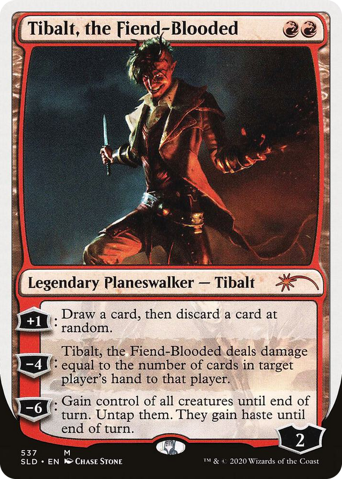 Tibalt, the Fiend-Blooded (WB) #537 M - Secret Lair Drop Series Pokemon card