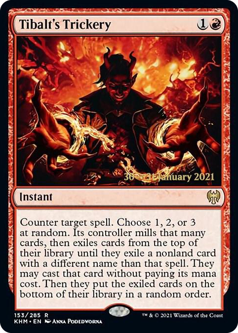 Tibalt's Trickery #153 R - Prerelease Cards Pokemon card
