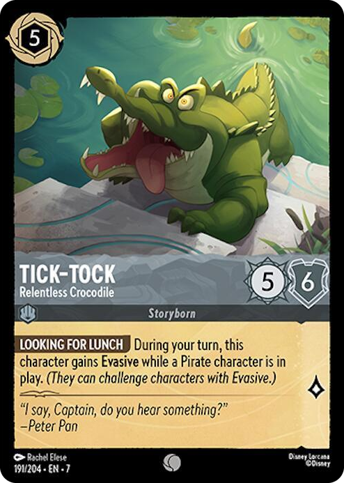 0191 Tick-Tock - Relentless Crocodile Common Archazia's Island