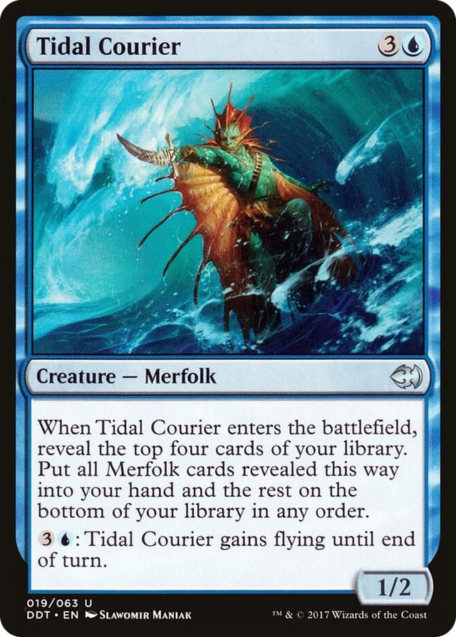 0019 Tidal Courier U Duel Decks: Merfolk vs. Goblins