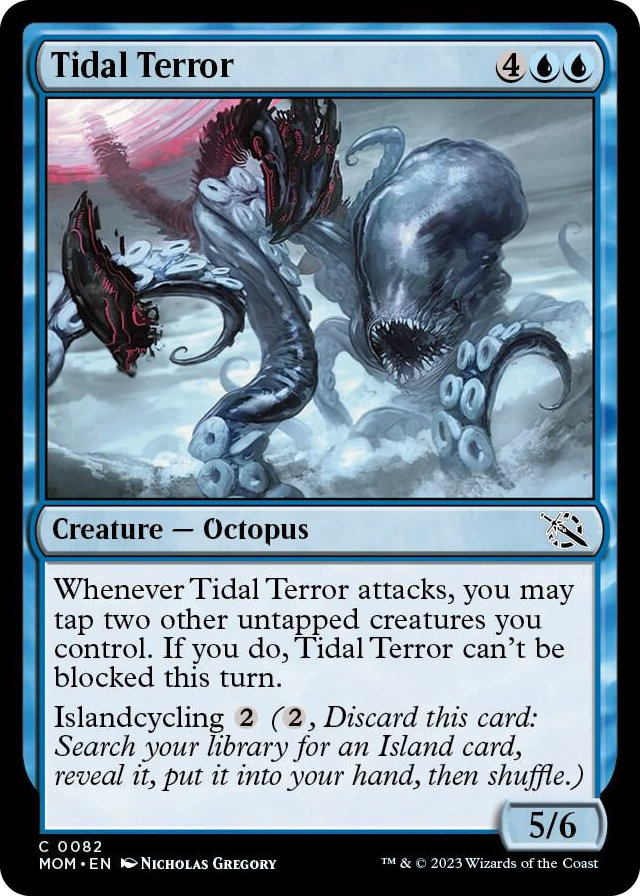 Tidal Terror #82 C - March of the Machine Pokemon card