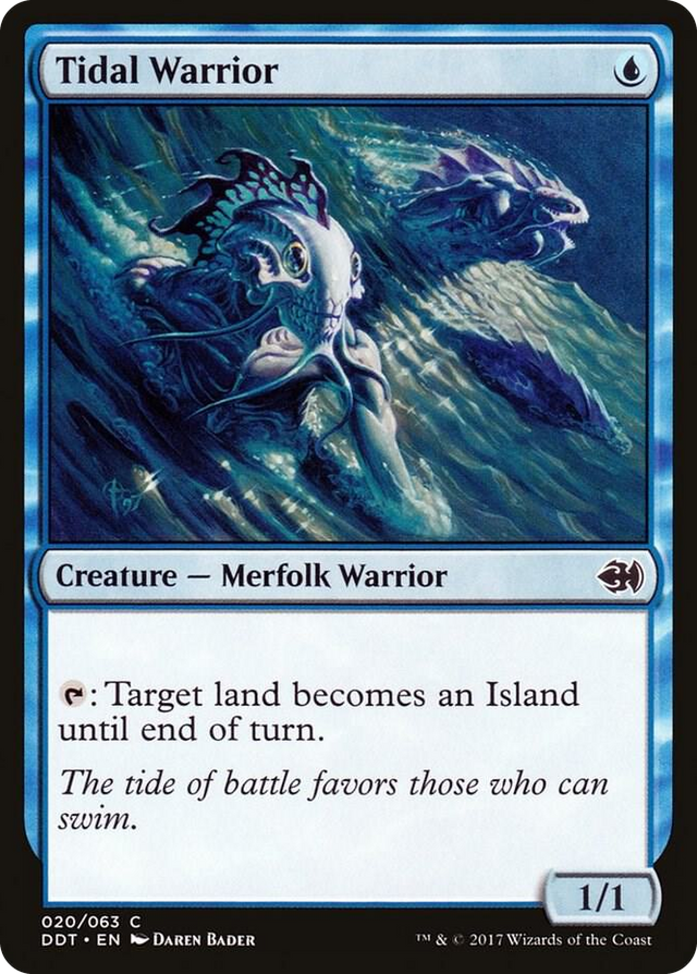 0020 Tidal Warrior C Duel Decks: Merfolk vs. Goblins