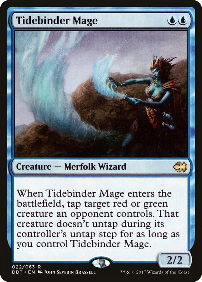 0022 Tidebinder Mage R Duel Decks: Merfolk vs. Goblins