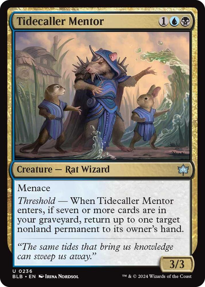 0236 Tidecaller Mentor U Bloomburrow