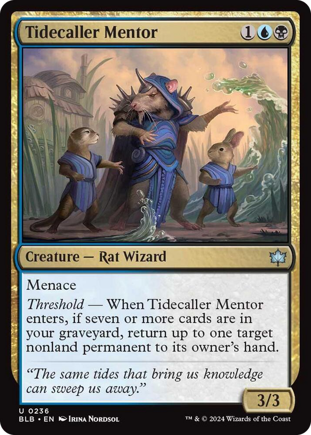 0236 Tidecaller Mentor U Bloomburrow
