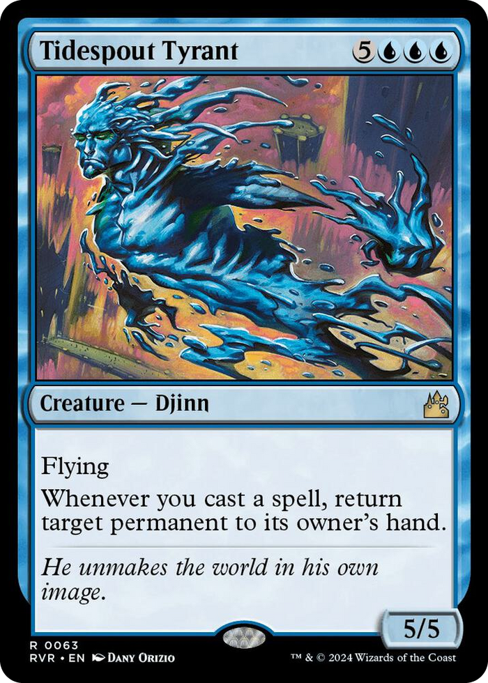 Tidespout Tyrant #63 R - Ravnica Remastered Pokemon card