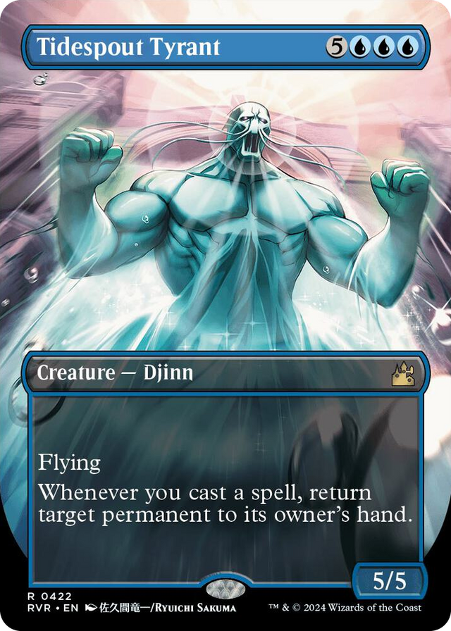 0422 Tidespout Tyrant (Anime Borderless) R Ravnica Remastered