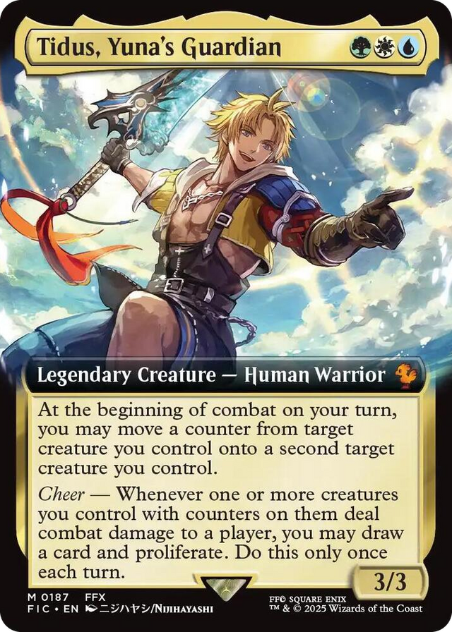 0187 Tidus, Yuna's Guardian (Extended Art) M Commander: FINAL FANTASY