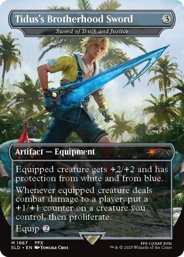 1867 Tidus's Brotherhood Sword - Sword of Truth and Justice M Secret Lair Drop Series