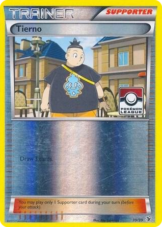 0039 Tierno - 39/39 (Pokemon League) Promo League & Championship Cards