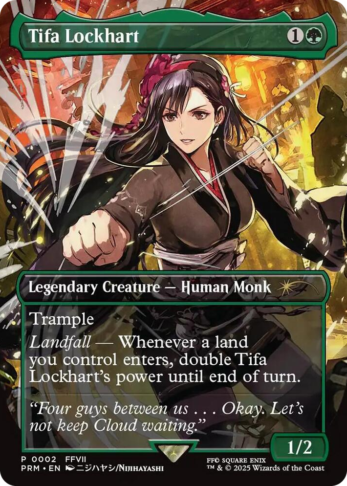0002 Tifa Lockhart (Borderless) P MagicFest Cards
