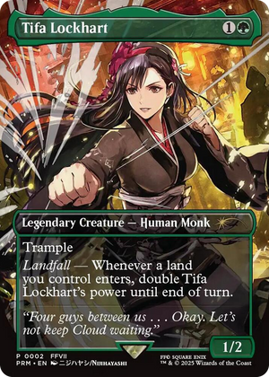 0002 Tifa Lockhart (Borderless) P MagicFest Cards