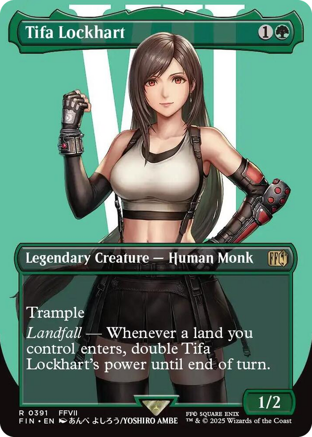 0391 Tifa Lockhart (Borderless) R FINAL FANTASY