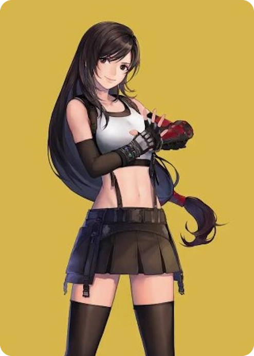 Tifa, Martial Artist Art Card #52 S - Art Series: FINAL FANTASY Pokemon card