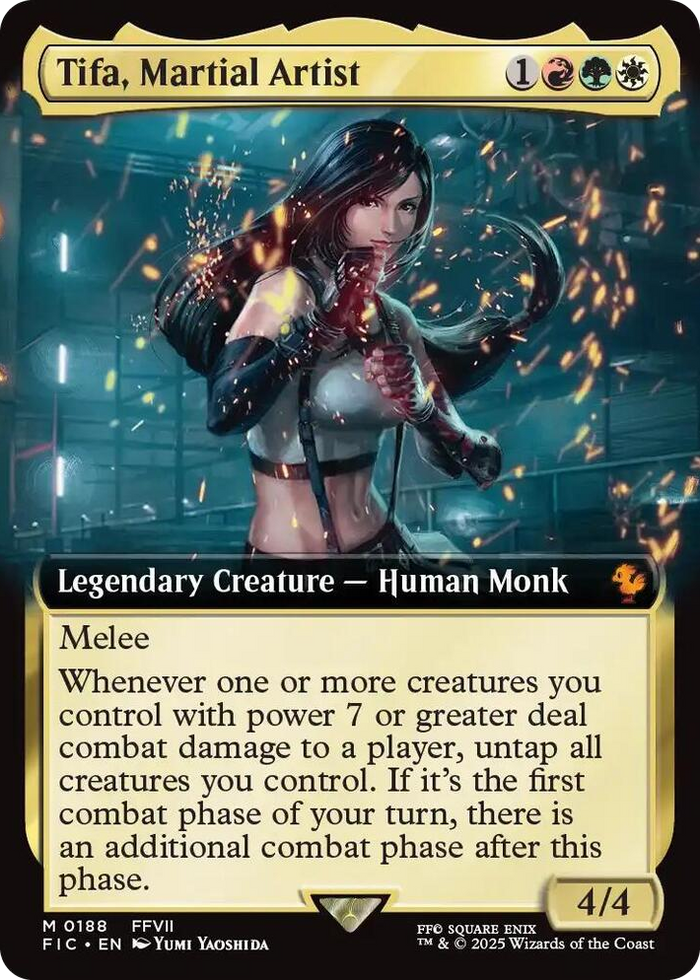 Tifa, Martial Artist (Extended Art) #188 M - Commander: FINAL FANTASY Pokemon card