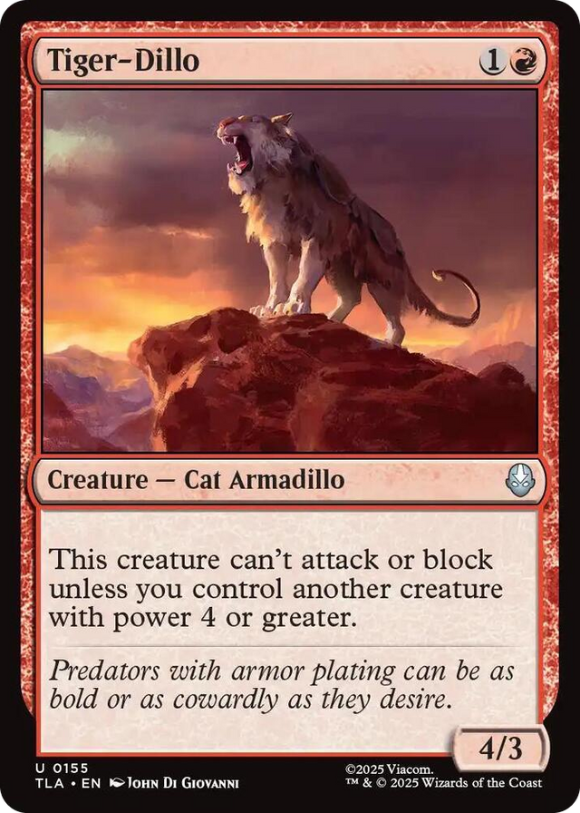 0155 Tiger-Dillo U The Last Airbender