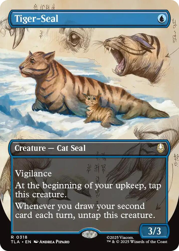 0318 Tiger-Seal (Borderless) R The Last Airbender