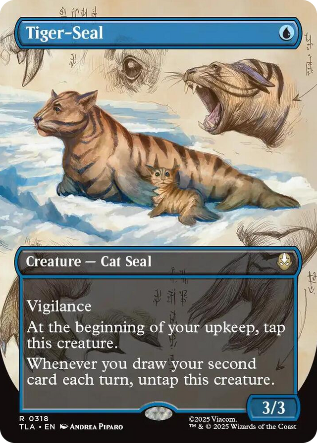 0318 Tiger-Seal (Borderless) R The Last Airbender