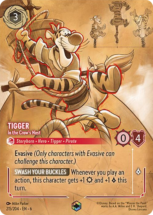 0215 Tigger - In the Crow's Nest (Enchanted) Enchanted Azurite Sea