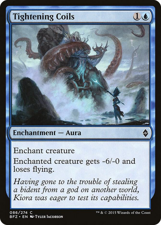 0086 Tightening Coils C Battle for Zendikar