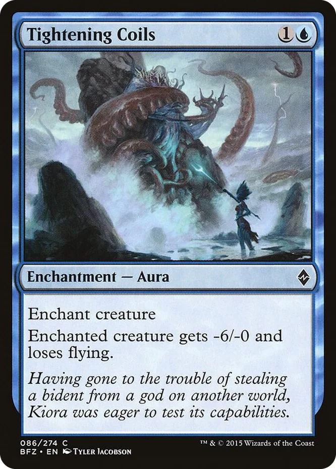 0086 Tightening Coils C Battle for Zendikar