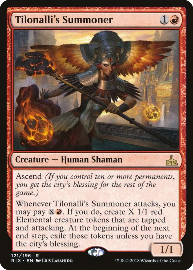 0121 Tilonalli's Summoner R Rivals of Ixalan