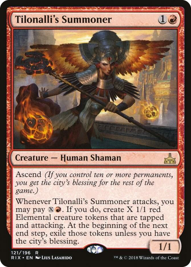 0121 Tilonalli's Summoner R Rivals of Ixalan