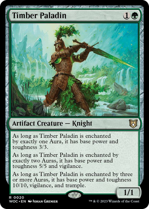 0020 Timber Paladin R Commander: Wilds of Eldraine