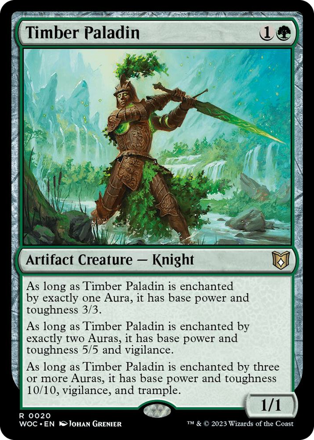 0020 Timber Paladin R Commander: Wilds of Eldraine