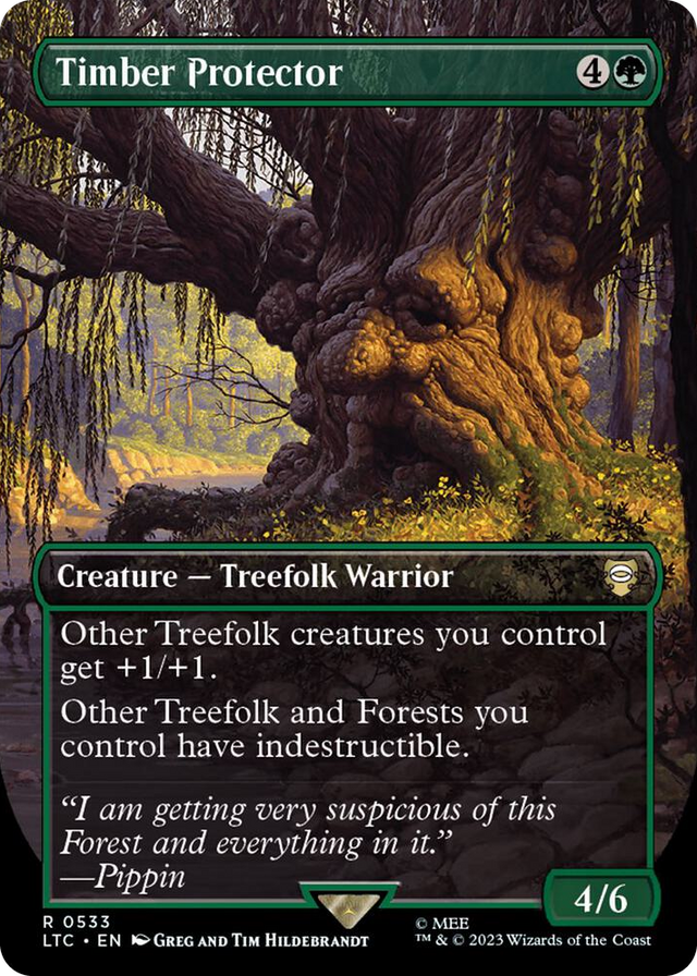 0533 Timber Protector (Borderless) R Commander: The Lord of the Rings: Tales of Middle-earth