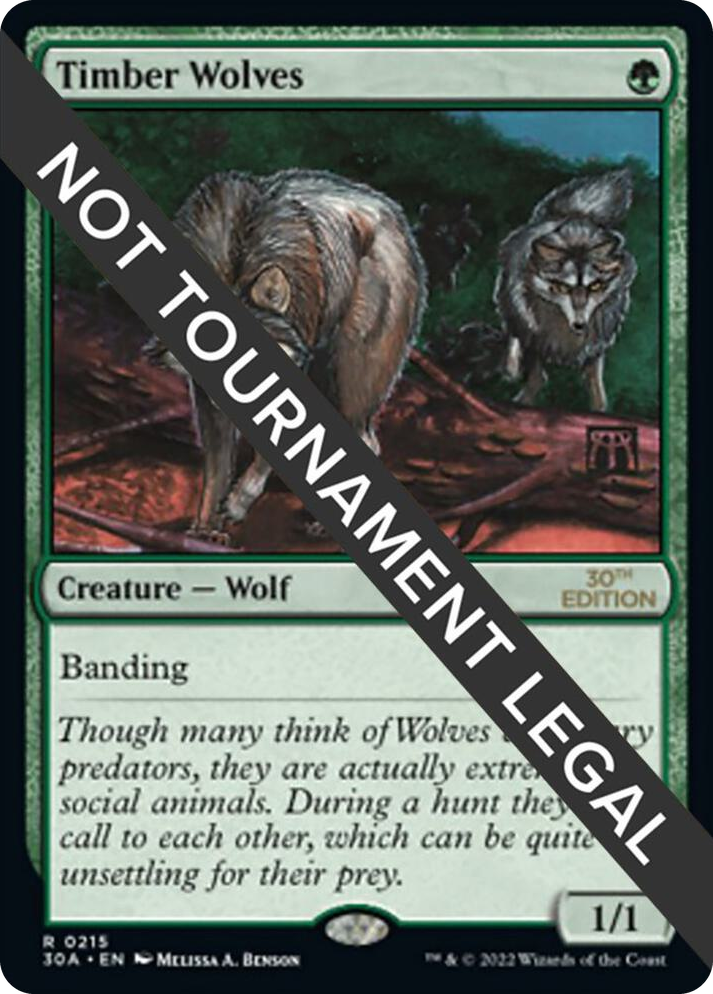 0215 Timber Wolves R 30th Anniversary Edition