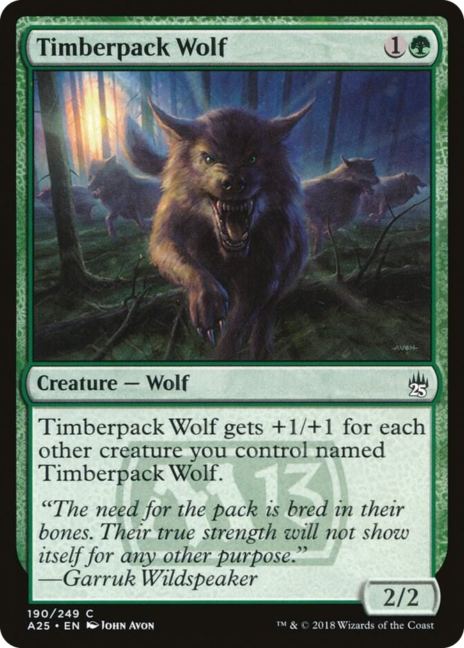 0190 Timberpack Wolf C Masters 25