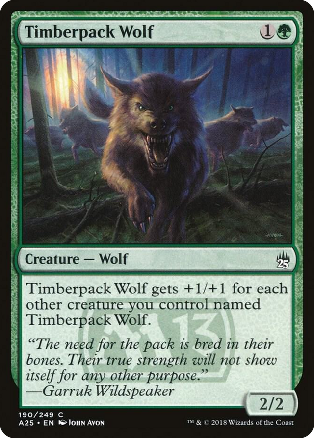 0190 Timberpack Wolf C Masters 25