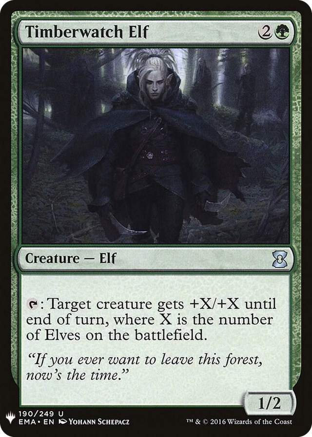 0190 Timberwatch Elf U The List Reprints