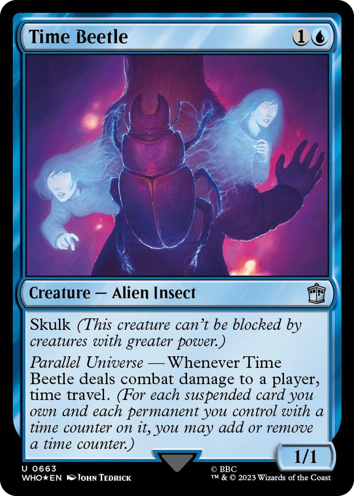 0663 Time Beetle (Surge Foil) U Universes Beyond: Doctor Who
