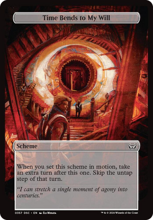 0357 Time Bends to My Will (Full Art) C Archenemy: Duskmourn