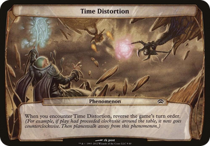 0008 Time Distortion (Planechase 2012) S Oversize Cards