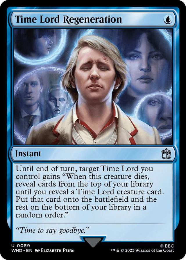 0059 Time Lord Regeneration U Universes Beyond: Doctor Who