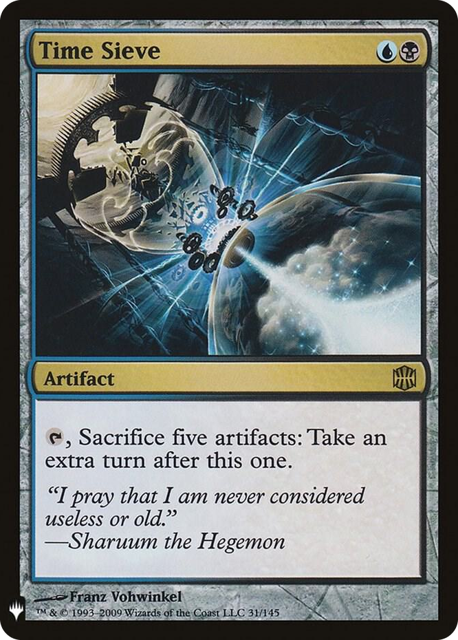 0031 Time Sieve R The List Reprints