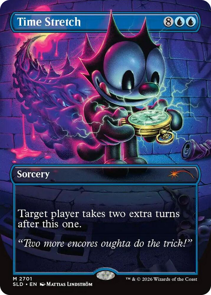 Time Stretch (2701) #2701 M - Secret Lair Drop Series Pokemon card