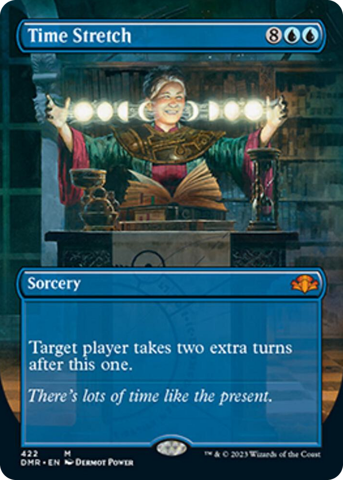 Time Stretch (Borderless) #422 M - Dominaria Remastered Pokemon card