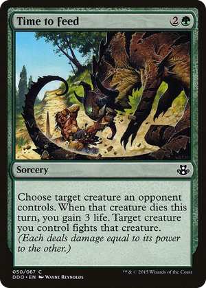 0050 Time to Feed C Duel Decks: Elspeth vs. Kiora