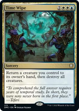 0173 Time Wipe R Commander: Dominaria United