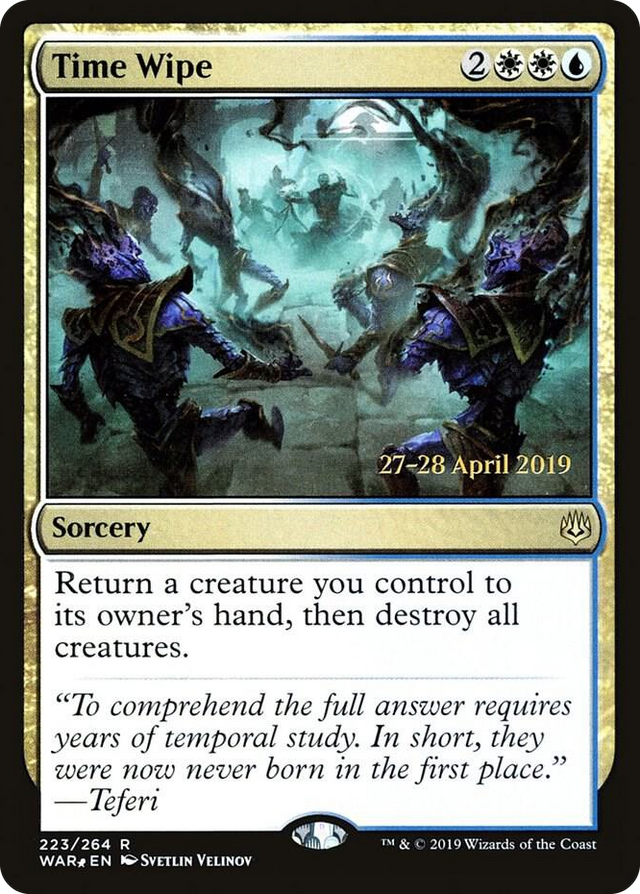0223 Time Wipe R Prerelease Cards