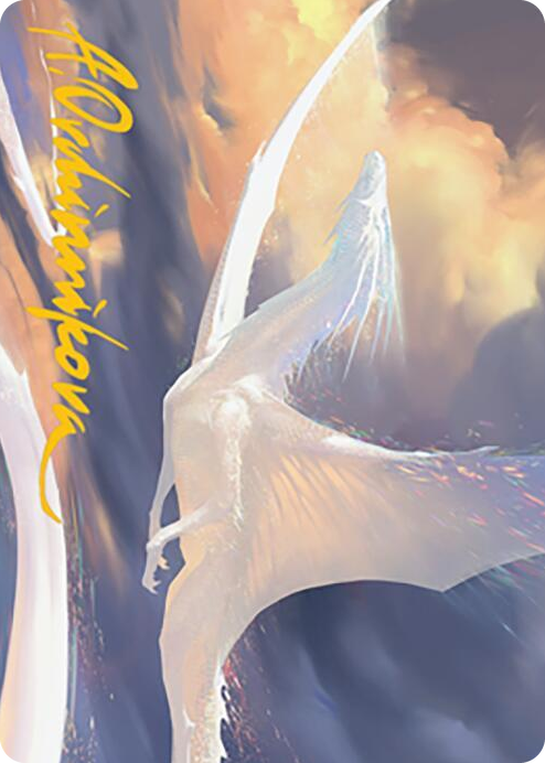 0009 Timeless Dragon Art Card (Gold-Stamped Signature) S Art Series: Modern Horizons 2