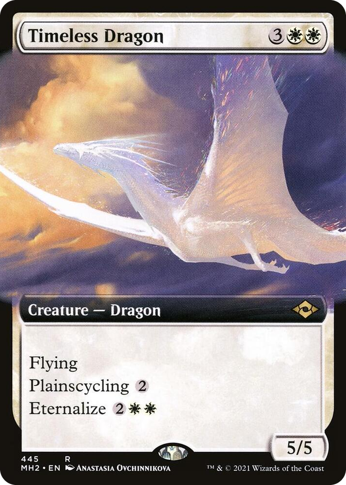 0445 Timeless Dragon (Extended Art) R Modern Horizons 2