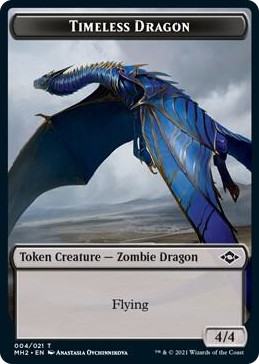 0004 Timeless Dragon Token T Modern Horizons 2