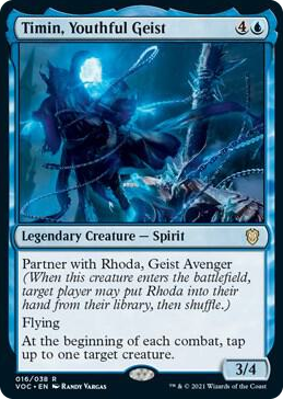 0016 Timin, Youthful Geist R Commander: Innistrad: Crimson Vow