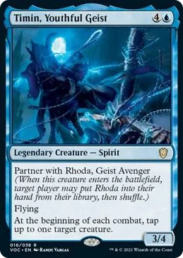 0016 Timin, Youthful Geist R Commander: Innistrad: Crimson Vow