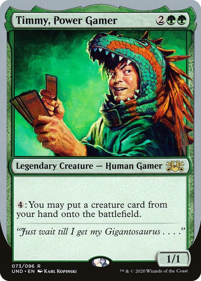0073 Timmy, Power Gamer R Unsanctioned
